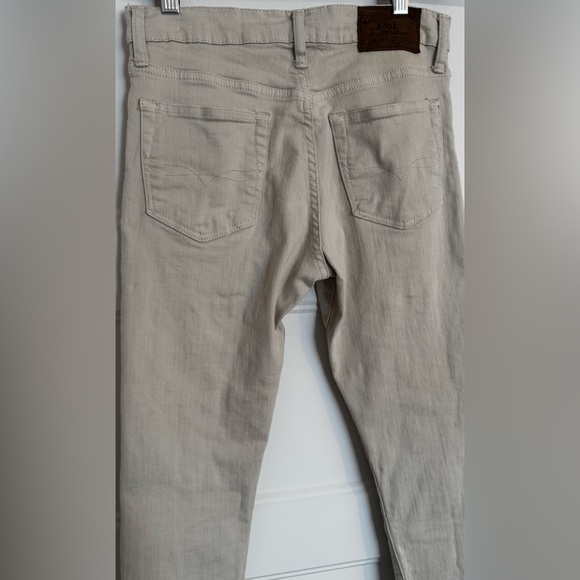 Polo Ralph Lauren Sullivan Slim Cream/Light Beige Denim Jeans - Picture 11 of 16